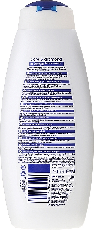 Крем-гель для душу - NIVEA Care & Diamond Cream Shower Oil — фото N4