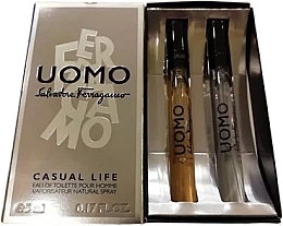 Духи, Парфюмерия, косметика Salvatore Ferragamo Uomo Casual Life - Набор (edt/5ml х2)