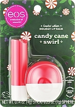 Духи, Парфюмерия, косметика Набор - EOS Candy Cane Swirl Limited Edition Holiday Lip Balm (lip/balm/7g + lip/balm/4g)