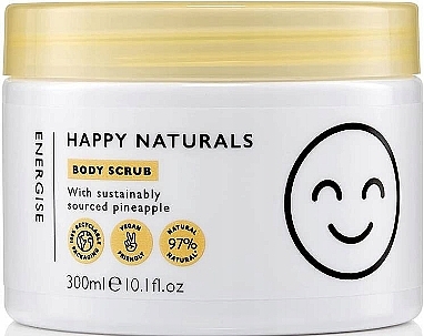 Підбадьорливий скраб для тіла - Happy Naturals Scrub — фото N1