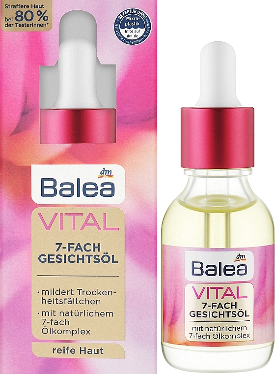 Масло для лица - Balea Vital 7-fold Facial Oil — фото N3