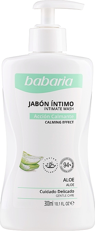 Гель для інтимної гігієни - Babaria Intimate Hygiene Soap Aloe Vera — фото N1