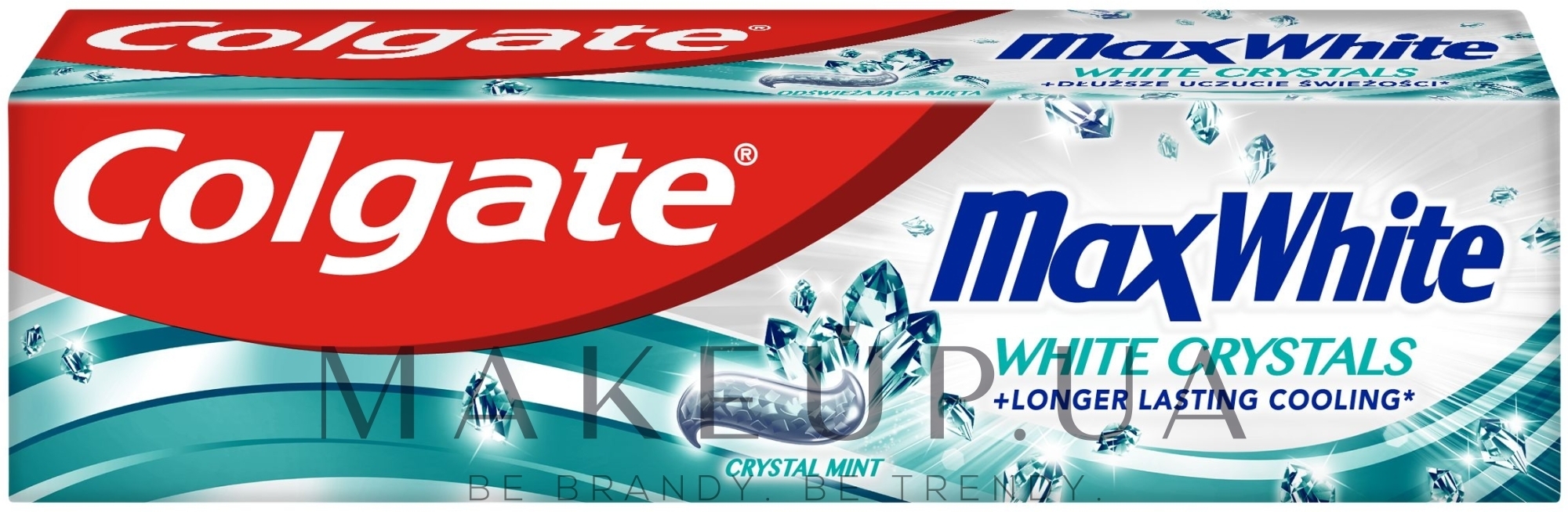 Зубна паста Макс Блиск з кристалами відбілююча