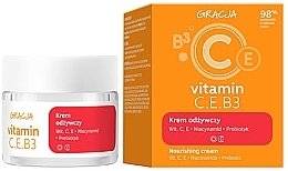 Питательный крем для лица - Gracja Vitamin C.E.B3 Cream — фото N2