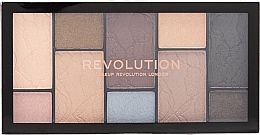 Палетка теней для век - Makeup Revolution Reloaded Dimension Eyeshadow Palette Impulse Smoked  — фото N1