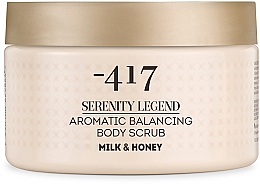 Парфумерія, косметика Пілінг ароматичний для тіла "Молоко та мед" - -417 Serenity Legend Aromatic Body Peeling Milk & Honey