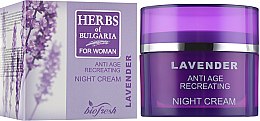 Духи, Парфюмерия, косметика Крем для лица ночной "Лаванда" - BioFresh Herbs of Bulgaria Anti Age Hydrating Night Cream Lavender