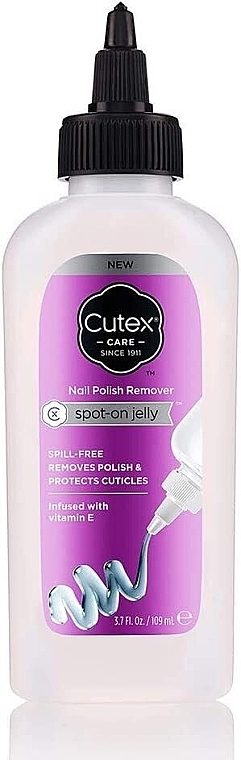 Желе для снятия лака - Cutex Spot On Jelly Nail Polish Remover With Vitamin E — фото N1