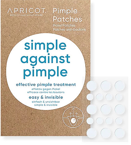 Пластирі від прищів - Apricot Simple Against Pimple Patches — фото N1