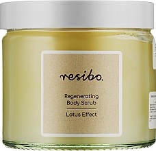 Відновлювальний скраб для тіла - Resibo Regenerating Body Scrub Lotus Effect — фото N1