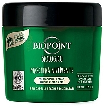 Парфумерія, косметика Живильна органічна маска для волосся - Biopoint Maske Biologico Nutriente