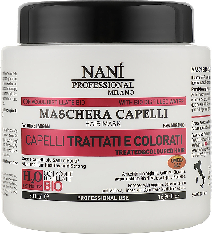 Маска для окрашенных волос - Nanì Professional Milano Mask  — фото N1