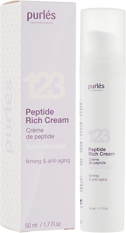 Питательный крем с пептидами - Purles Derma Solution 123 Peptide Rich Cream