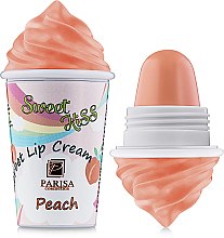 Бальзам-крем для губ "Персик" - Parisa Cosmetics Sorbet Lip Cream LB-07 — фото N1