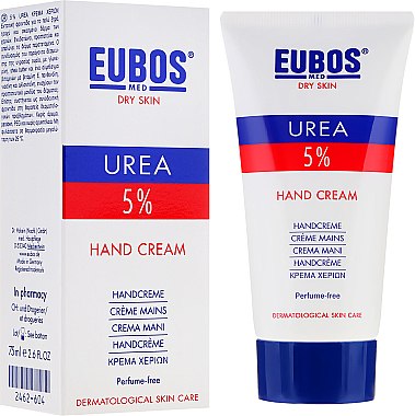 Крем для рук - Eubos Med Dry Skin Urea 5% Hand Cream — фото N1