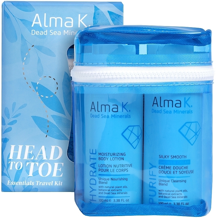 Набор - Alma K. Head To Toe (b/lot/100 ml + sh/cr/100 ml + shampoo/100 ml + cond/100 ml) — фото N4