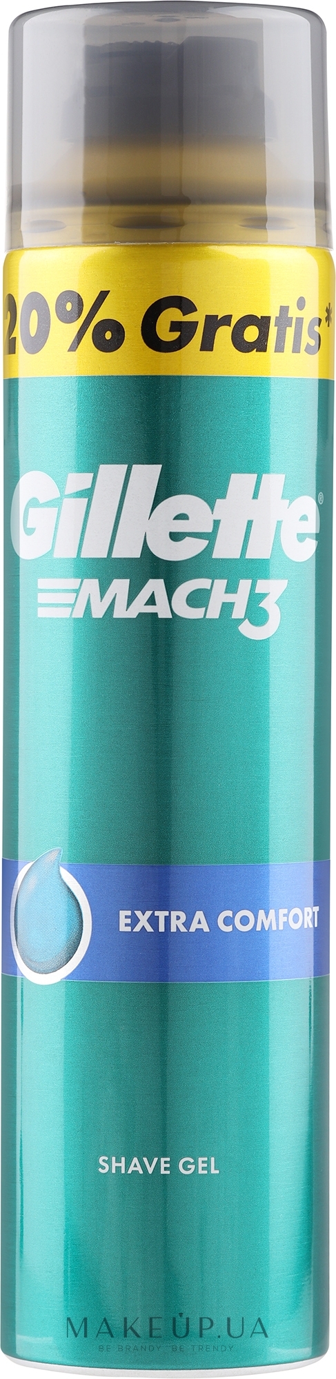 Гель для бритья - Gillette Mach 3 Extra Comfort — фото 240ml