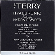 Компактна пудра для обличчя - By Terry Hyaluronic Pressed Hydra-Powder — фото N6