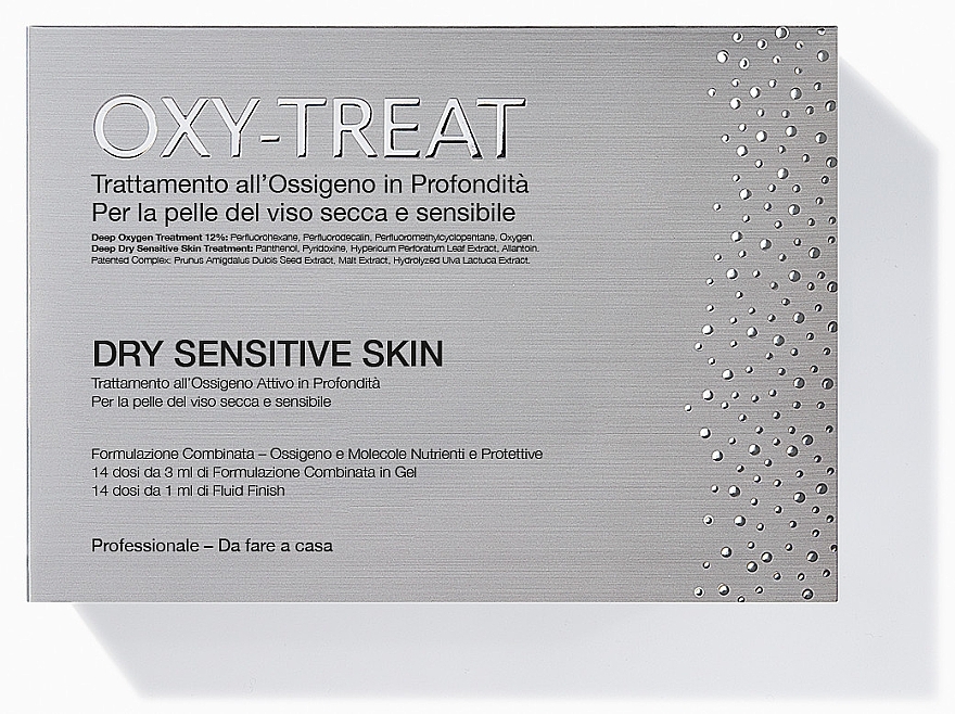Набор "Интенсивный уход" для сухой и чувствительной кожи - Oxy-Treat Dry Sensitive Skin (gel/50ml + fluid/15ml) — фото N3