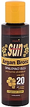Масло для загара - Vivaco Sun Vital Argan Bronz Suntan Oil SPF20 — фото N1