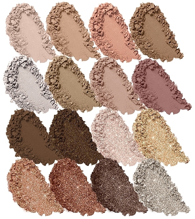 LAMEL Make Up Eyeshadow 16 Shades Of Brown