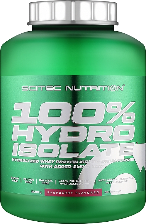 Протеин - Scitec Nutrition 100% Whey Isolate Raspberry — фото N2