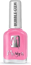 Духи, Парфюмерия, косметика Лак для ногтей - Moyra Bubble Gum Effect Nail Polish