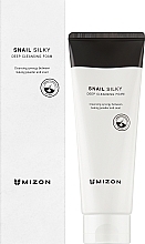 Глибокоочищувальна пінка для обличчя - Mizon Snail Silky Deep Cleansing Foam — фото N2