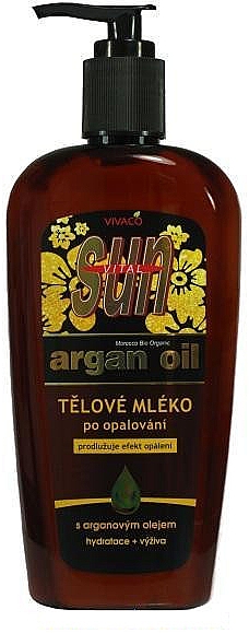 Лосьон для тела после загара - Vivaco Sun Argan Oil Lotion After Sun Care — фото N1