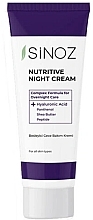 Парфумерія, косметика Живильний нічний крем для обличчя - Sinoz Nutritive Night Cream