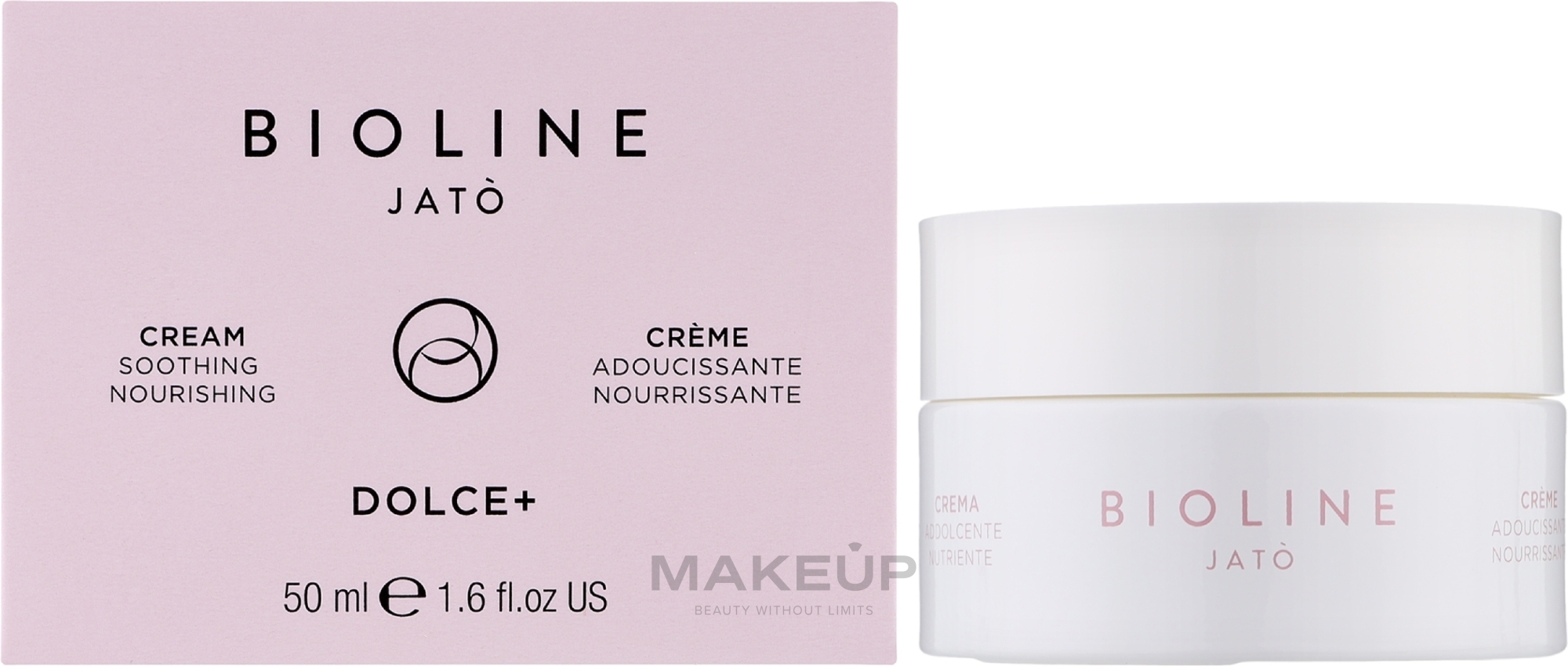 Крем успокаивающий, питательный для лица - Bioline Jato Dolce+ Cream Soothing Nourishing — фото 50ml