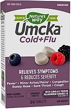 Парфумерія, косметика Комплекс проти застуди "Ягоди" - Nature’s Way Umcka Cold+Flu Chewable Tablets