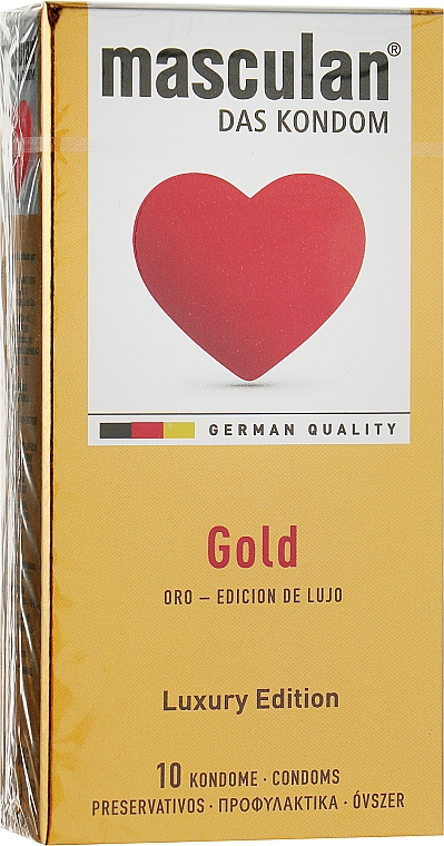 Презервативы "Gold" - Masculan — фото N3