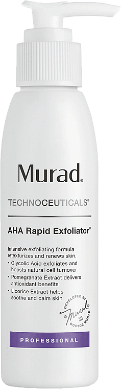 Отшелушивающее средство для лица с AHA-кислотами - Murad Technoceuticals AHA Rapid Exfoliator — фото N1