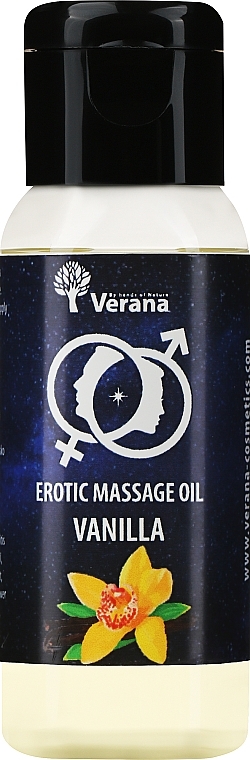 Олія для еротичного масажу "Ваніль" - Verana Erotic Massage Oil Vanilla — фото N1