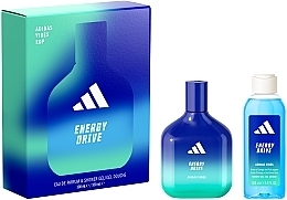 Духи, Парфюмерия, косметика Adidas Vibes Energy Drive - Набор (edp/100ml + sh/gel/100ml)