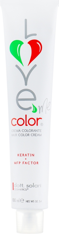 Кератиновый краситель для волос (крем-краска)  - Dott. Solari Love Me Color LMC + MFP Factor