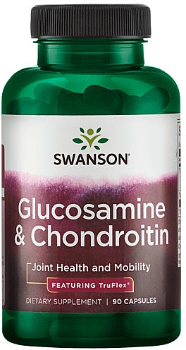Пищевая добавка "Глюкозамин и Хондроитин" - Swanson Glucosamine & Chondroitin — фото N1
