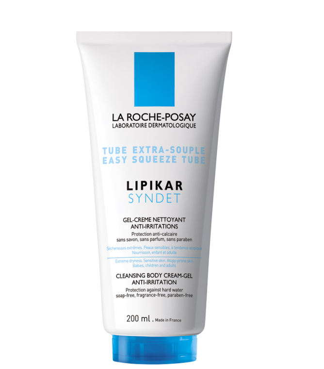 Очищающий крем-гель для чувствительной и атопической кожи - La Roche-Posay Lipikar Syndet Cleansing Body Cream-Gel Anti-Irritation — фото N1