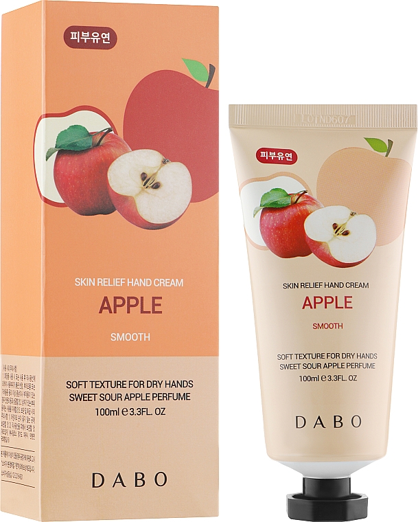 Крем для рук з екстрактом яблука - Dabo Skin Relife Hand Cream Apple — фото N2