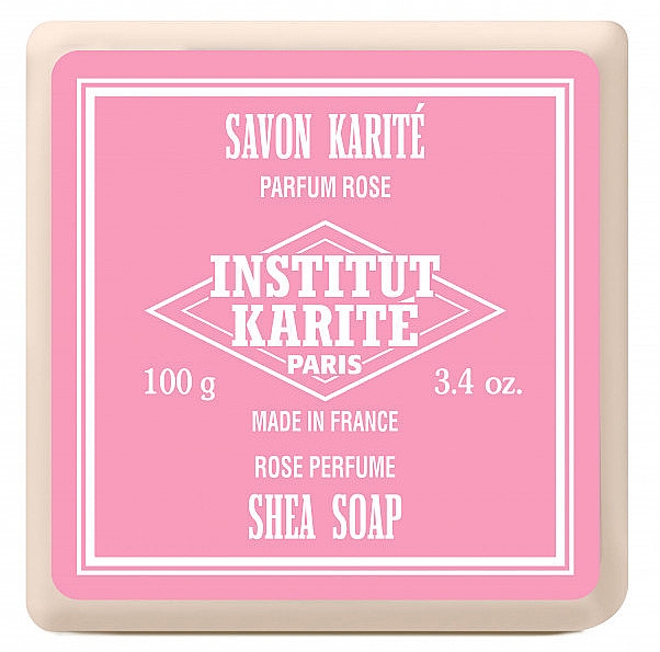 Набір - Institut Karite Shea Soap Trio Rose, Lavender and Cherry Blossom (soap/100g + soap/100g + soap/100g) — фото N2