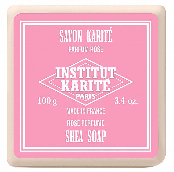 Набор - Institut Karite Shea Soap Trio Rose, Lavender and Cherry Blossom (soap/100g + soap/100g + soap/100g) — фото N2