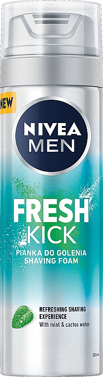 Пена для бритья - NIVEA MEN Fresh Kick Shaving Foam — фото N1