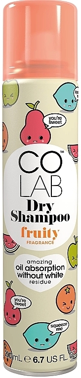Сухой шампунь для волос с фруктовым ароматом - Colab Fruity Dry Shampoo — фото N1