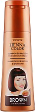 Духи, Парфюмерия, косметика Шампунь для коричневых волос - Venita Henna Color Brown Shampoo