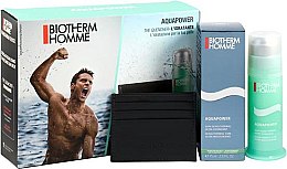 Парфумерія, косметика Набір - Biotherm Aquapower Kit (gel/75 ml + card/case)