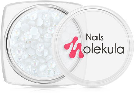 Стразы-жемчуг для дизайна ногтей - Nails Molekula — фото N1