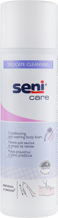 Пенка для мытья и ухода за телом - Seni Care Conditioning and Washing Body Foam