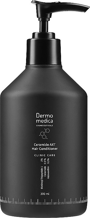 Керамидный кондиционер с астаксантином для ослабленных волос и против чрезмерного выпадения - Dermomedica Clinic Care Ceramide AXT Hair Conditioner — фото N1