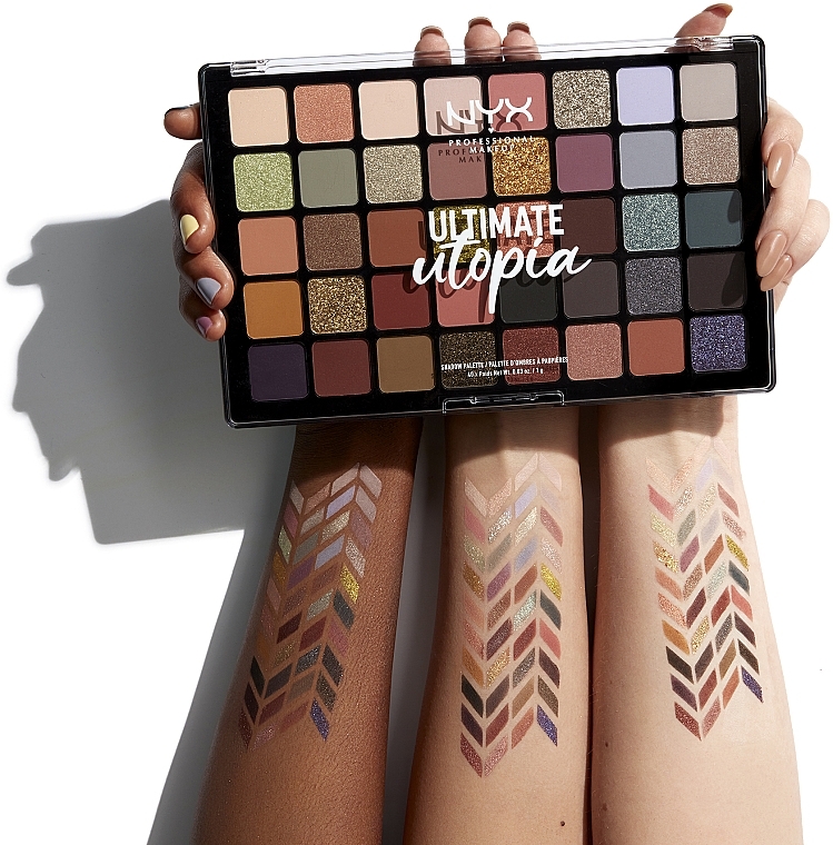 УЦІНКА Палетка тіней - NYX Professional Makeup Ultimate Utopia Shadow Palette Summer 2020 * — фото N4